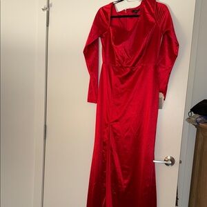 Lulu's Vibrant Red Dress